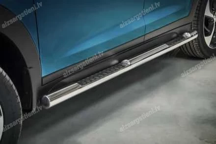 STEELER ROUND SIDE BARS WITH INTEGRATED FOOTSTEPS HYUNDAI Tucson