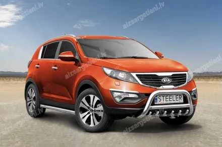 STEELER PRIEKŠĒJAIS A FORMAS AIZSARGSTIENIS AR ŠĶĒRSSTIENI UN AIZSARGRIBĀM KIA Sportage