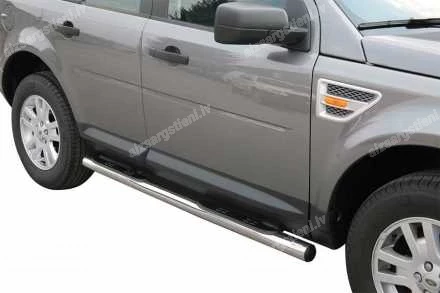 MISUTONIDA ROUND SIDE BARS WITH PLASTIC FOOTSTEPS LAND ROVER Freelander