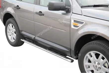 MISUTONIDA OVAL SIDE BARS WITH PLASTIC FOOTSTEPS LAND ROVER Freelander