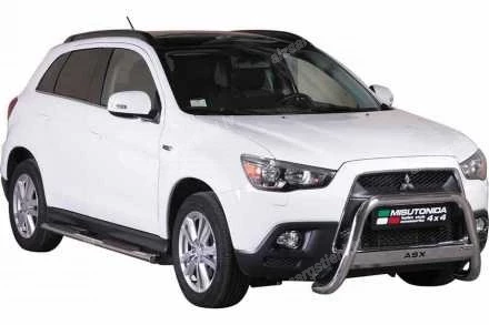 MISUTONIDA OVAL SIDE BARS WITH PLASTIC FOOTSTEPS MITSUBISHI ASX