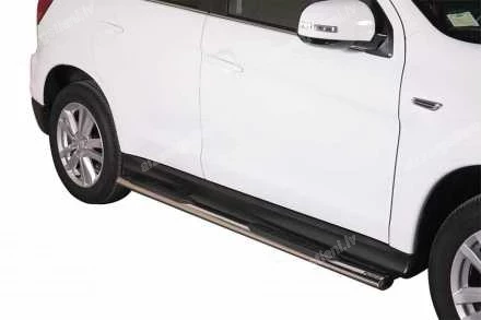 MISUTONIDA OVAL SIDE BARS WITH PLASTIC FOOTSTEPS MITSUBISHI ASX