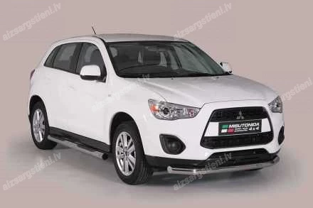 MISUTONIDA ROUND SIDE BARS WITH PLASTIC FOOTSTEPS MITSUBISHI ASX