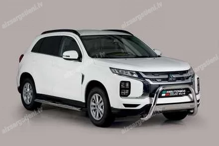 MISUTONIDA OVAL SIDE BARS WITH INTEGRATED PLASTIC FOOTSTEPS MITSUBISHI ASX