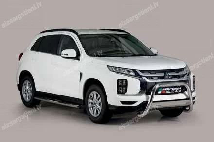MISUTONIDA OVAL SIDE BARS WITH PLASTIC FOOTSTEPS MITSUBISHI ASX