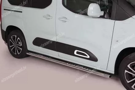 MISUTONIDA OVAL SIDE BARS WITH INTEGRATED PLASTIC FOOTSTEPS CITROEN Berlingo