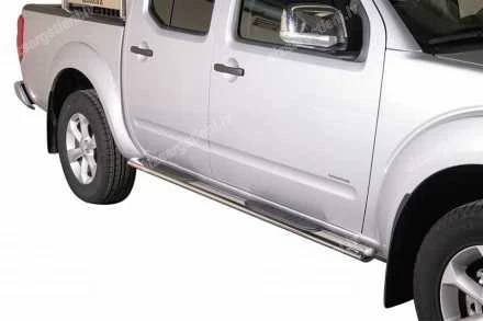 MISUTONIDA OVAL SIDE BARS WITH PLASTIC FOOTSTEPS NISSAN Navara