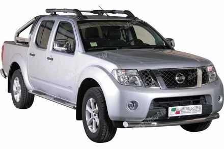 MISUTONIDA OVAL SIDE BARS WITH PLASTIC FOOTSTEPS NISSAN Navara