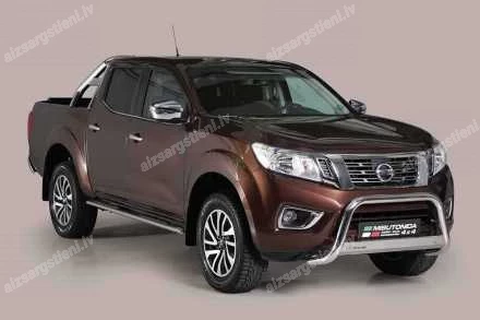 MISUTONIDA OVAL SIDE BARS WITH PLASTIC FOOTSTEPS NISSAN Navara