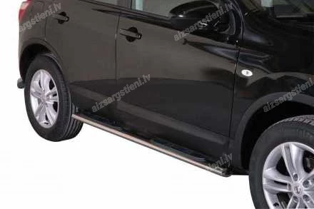MISUTONIDA OVAL SIDE BARS WITH PLASTIC FOOTSTEPS NISSAN Qashqai