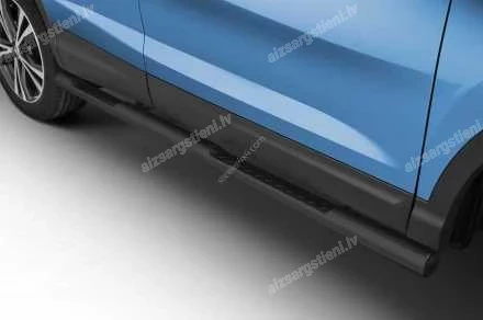 STEELER ROUND SIDE BARS WITH INTEGRATED FOOTSTEPS NISSAN Qashqai