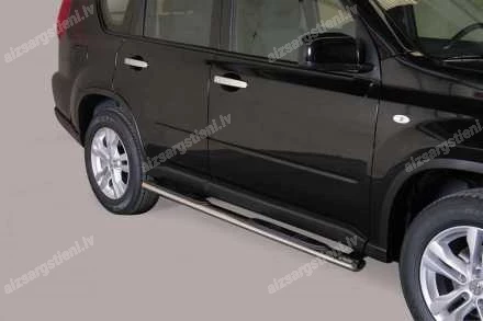 MISUTONIDA OVAL SIDE BARS WITH PLASTIC FOOTSTEPS NISSAN X-Trail