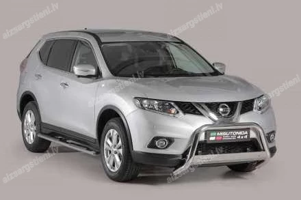 MISUTONIDA OVAL SIDE BARS WITH PLASTIC FOOTSTEPS NISSAN X-Trail