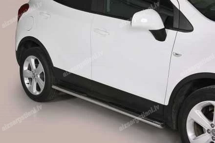 MISUTONIDA OVAL SIDE BARS WITH PLASTIC FOOTSTEPS OPEL Mokka