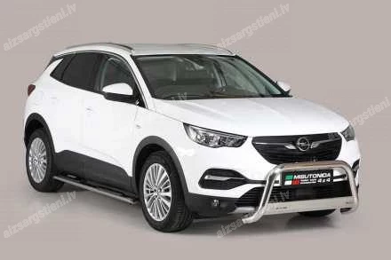 MISUTONIDA OVAL SIDE BARS WITH PLASTIC FOOTSTEPS OPEL Grandland X