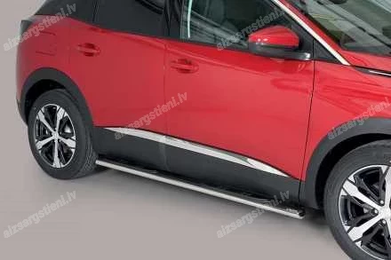 MISUTONIDA OVAL SIDE BARS WITH PLASTIC FOOTSTEPS PEUGEOT 3008
