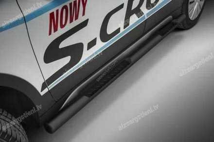 STEELER ROUND SIDE BARS WITH INTEGRATED FOOTSTEPS SUZUKI S-Cross