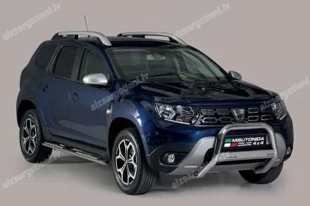 MISUTONIDA OVAL SIDE BARS WITH INTEGRATED PLASTIC FOOTSTEPS DACIA Duster