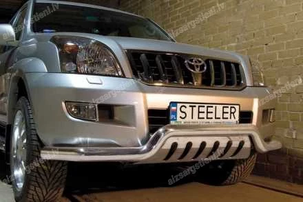 STEELER LOW BAR WITH AXLE-PLATE TOYOTA Land Cruiser 120