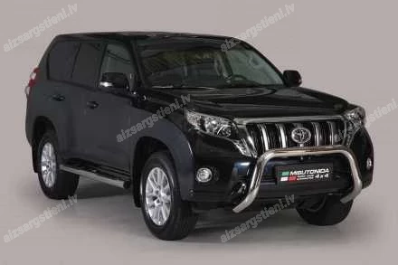 MISUTONIDA ROUND SIDE BARS WITH PLASTIC FOOTSTEPS TOYOTA Land Cruiser 150