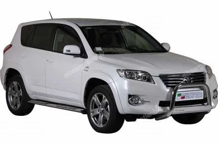 MISUTONIDA OVAL SIDE BARS WITH INTEGRATED PLASTIC FOOTSTEPS TOYOTA RAV4