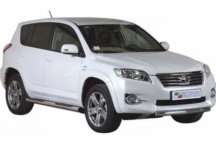 MISUTONIDA ROUND SIDE BARS WITH PLASTIC FOOTSTEPS TOYOTA RAV4