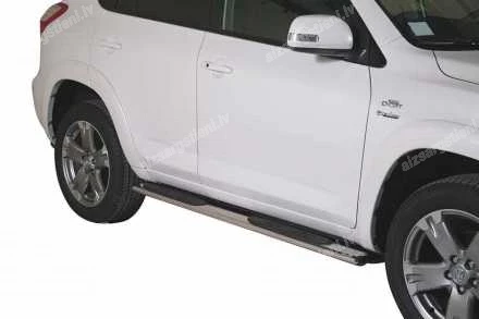 MISUTONIDA OVAL SIDE BARS WITH PLASTIC FOOTSTEPS TOYOTA RAV4