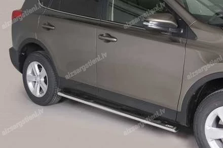 MISUTONIDA OVAL SIDE BARS WITH PLASTIC FOOTSTEPS TOYOTA RAV4