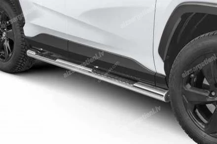 STEELER ROUND SIDE BARS WITH INTEGRATED FOOTSTEPS TOYOTA RAV4