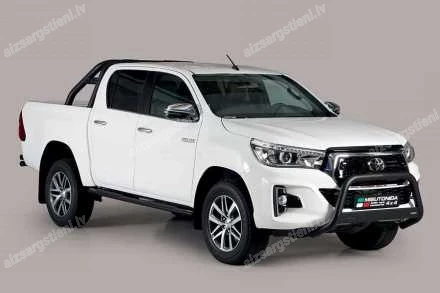 MISUTONIDA OVAL SIDE BARS WITH PLASTIC FOOTSTEPS TOYOTA Hilux