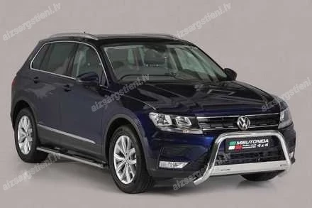 MISUTONIDA OVAL SIDE BARS WITH PLASTIC FOOTSTEPS VOLKSWAGEN Tiguan
