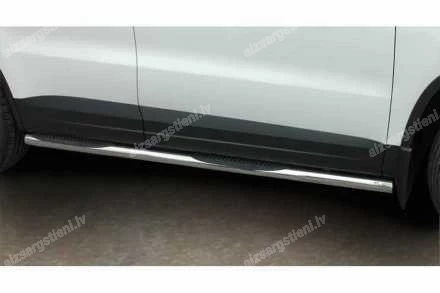 STEELER ROUND SIDE BARS WITH PLASTIC FOOTSTEPS VOLKSWAGEN Tiguan