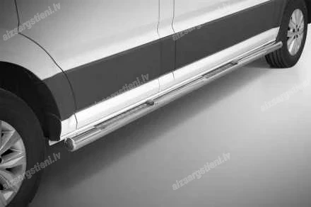 STEELER ROUND SIDE BARS WITH INTEGRATED FOOTSTEPS VOLKSWAGEN Crafter