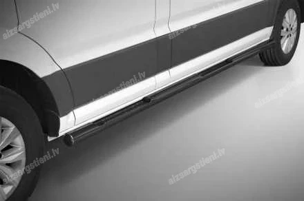 STEELER ROUND SIDE BARS WITH INTEGRATED FOOTSTEPS VOLKSWAGEN Crafter