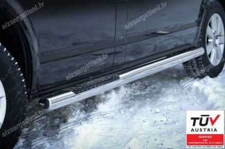 STEELER ROUND SIDE BARS WITH INTEGRATED FOOTSTEPS VOLKSWAGEN T5