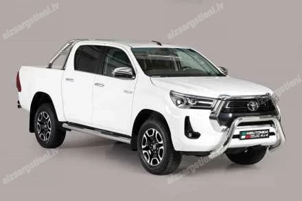 MISUTONIDA ROUND SIDE BARS WITH PLASTIC FOOTSTEPS TOYOTA Hilux
