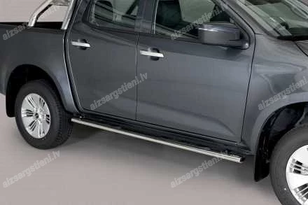 MISUTONIDA OVAL SIDE BARS WITH PLASTIC FOOTSTEPS ISUZU D-Max