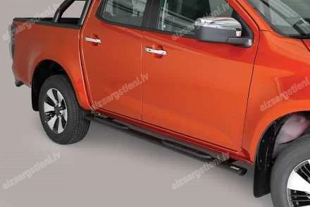 MISUTONIDA OVAL SIDE BARS WITH PLASTIC FOOTSTEPS ISUZU D-Max