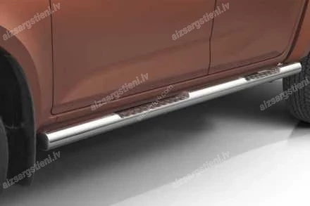STEELER ROUND SIDE BARS WITH INTEGRATED FOOTSTEPS ISUZU D-Max