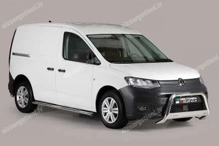 MISUTONIDA OVAL SIDE BARS WITH INTEGRATED PLASTIC FOOTSTEPS VOLKSWAGEN Caddy
