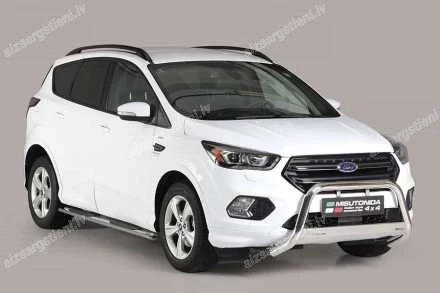 MISUTONIDA OVAL SIDE BARS WITH PLASTIC FOOTSTEPS FORD Kuga