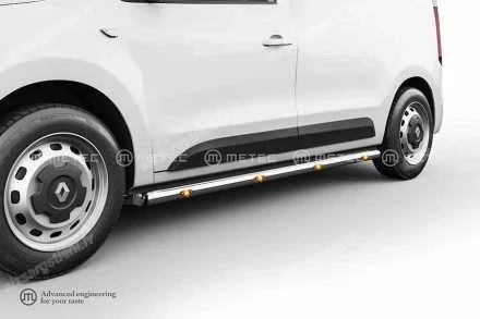 METEC ROUND SIDE PROTECTION BARS WITH ADDITIONAL LED BODY LIGHTS RENAULT Express Van
