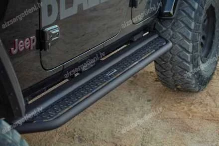 GO RHINO D6 SIDE BARS WITH THE PLATFORM FIAT Fullback, MITSUBISHI L200