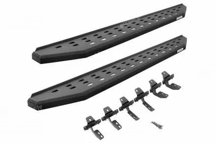 GO RHINO RB20 SIDE BARS WITH THE PLATFORM TOYOTA Hilux
