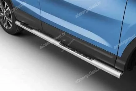 STEELER ROUND SIDE BARS WITH INTEGRATED FOOTSTEPS NISSAN Qashqai