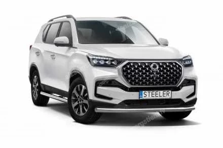 STEELER PRIEKŠĒJAIS ZEMAIS BAMPERA AIZSARGS SSANGYONG/KGM Rexton