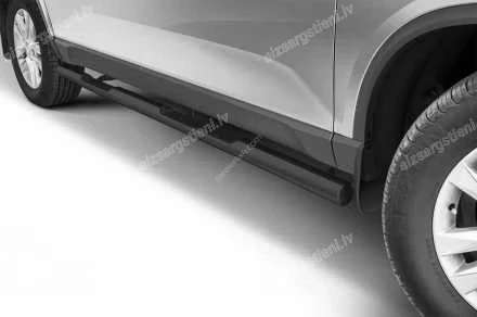 STEELER ROUND SIDE BARS WITH INTEGRATED FOOTSTEPS SSANGYONG/KGM Musso