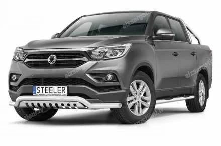 STEELER LOW BAR WITH AXLE-PLATE SSANGYONG/KGM Musso