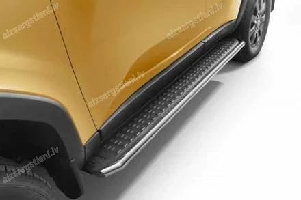 STEELER ROUND SIDE PROTECTION BARS FOR OEM SIDE STEPS TOYOTA Land Cruiser 250