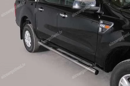 MISUTONIDA ROUND SIDE BARS WITH PLASTIC FOOTSTEPS FORD Ranger